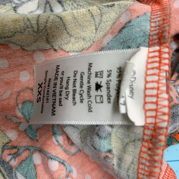 LuLaRoe XXS Disney World Land Mickey Minnie Mouse - Picture 8 of 8